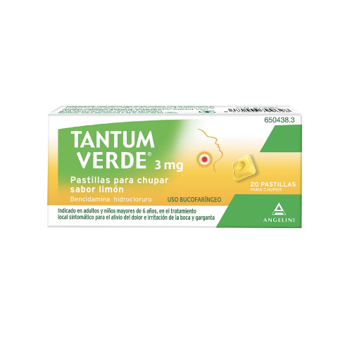 TANTUM VERDE 3 mg Pastillas Limon