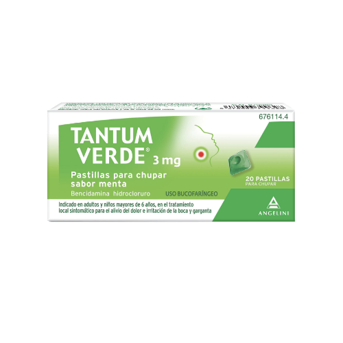 TANTUM VERDE 3 mg Pastillas Menta