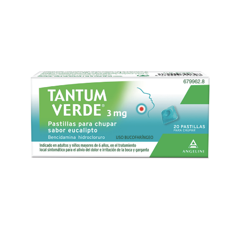 TANTUM VERDE 3 mg Pastillas Eucalipto